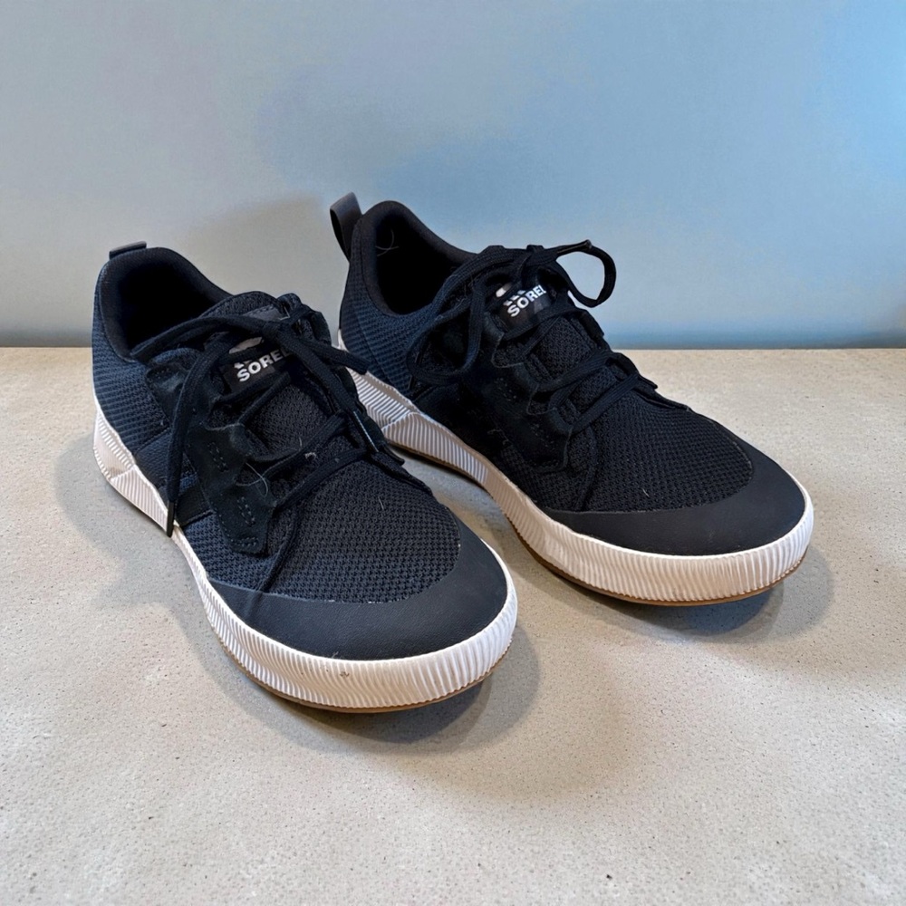 Sorel Black Mesh Sneakers
